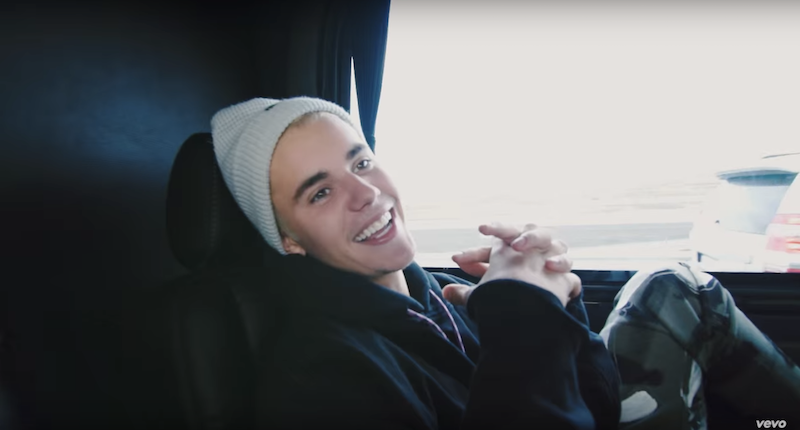 Illustration for article titled The Many Faces of Sad Bieber in His 'Company' Video